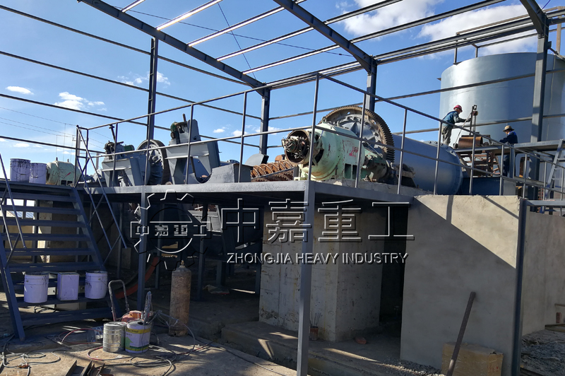 內蒙古四子王旗勝鑫礦業300噸螢石生產線現場案例（視頻）