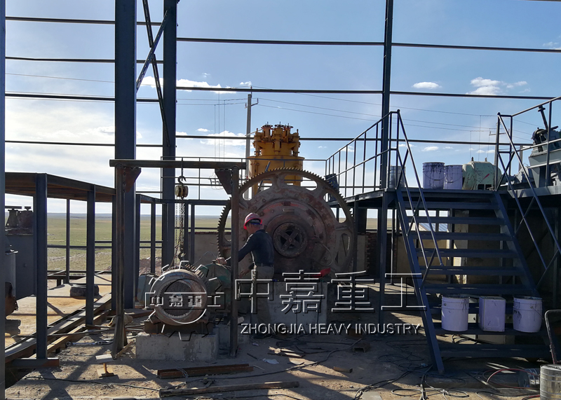 內蒙古四子王旗勝鑫礦業300噸螢石生產線現場案例（視頻）